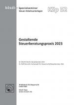 Cover-Bild Gestaltende Steuerberatungspraxis 2023