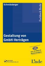 Cover-Bild Gestaltung von GmbH-Verträgen
