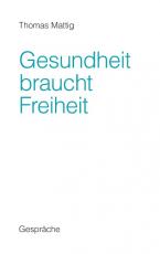 Cover-Bild Gesundheit braucht Freiheit