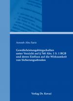 Cover-Bild Gewährleistungsbürgschaften unter Verzicht auf § 768 Abs. 1 S. 1 BGB und deren Einfluss auf die Wirksamkeit von Sicherungsabreden