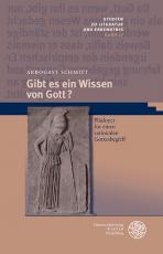 Cover-Bild Gibt es ein Wissen von Gott?