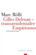 Cover-Bild Gilles Deleuze – Transzendentaler Empirismus