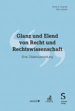 Cover-Bild Glanz und Elend von Recht und Rechtswissenschaft