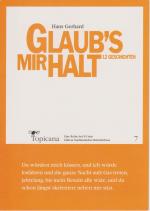 Cover-Bild Glaub´s mir halt