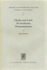 Cover-Bild Glaube und Lehre im modernen Protestantismus