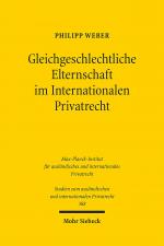 Cover-Bild Gleichgeschlechtliche Elternschaft im Internationalen Privatrecht