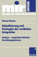 Cover-Bild Globalisierung und Strategien der vertikalen Integration