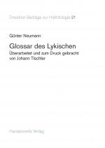 Cover-Bild Glossar des Lykischen