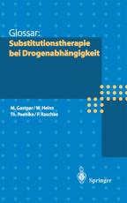 Cover-Bild Glossar: Substitutionstherapie bei Drogenabhängigkeit