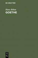 Cover-Bild Goethe