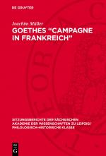 Cover-Bild Goethes „Campagne in Frankreich“