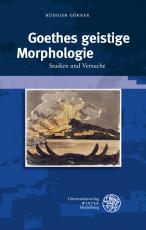 Cover-Bild Goethes geistige Morphologie