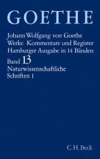 Cover-Bild Goethes Werke Bd. 13: Naturwissenschaftliche Schriften I