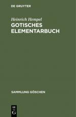 Cover-Bild Gotisches Elementarbuch