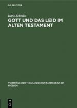 Cover-Bild Gott und das Leid im Alten Testament