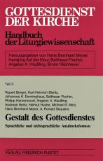 Cover-Bild Gottesdienst der Kirche. Handbuch der Liturgiewissenschaft / Sakramentliche Feiern II