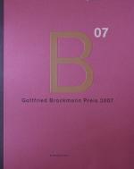 Cover-Bild Gottfried Brockmann Preis 2007