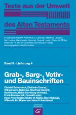 Cover-Bild Grab-, Sarg-, Votiv- und Bauinschriften