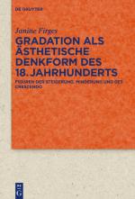 Cover-Bild Gradation als ästhetische Denkform des 18. Jahrhunderts