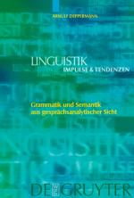 Cover-Bild Grammatik und Semantik aus gesprächsanalytischer Sicht
