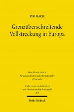 Cover-Bild Grenzüberschreitende Vollstreckung in Europa