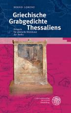 Cover-Bild Griechische Grabgedichte Thessaliens