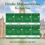Cover-Bild Große Meisterwerke Kollektion Softcover (Bücher + Audio-Online) - Lesemethode von Ilya Frank - Zweisprachige Ausgabe Englisch-Deutsch