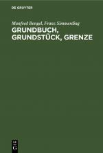 Cover-Bild Grundbuch, Grundstück, Grenze