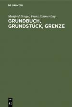 Cover-Bild Grundbuch, Grundstück, Grenze