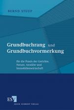 Cover-Bild Grundbuchrang und Grundbuchvormerkung