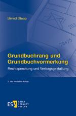 Cover-Bild Grundbuchrang und Grundbuchvormerkung