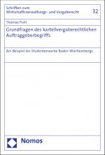 Cover-Bild Grundfragen des kartellvergaberechtlichen Auftraggeberbegriffs
