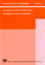 Cover-Bild Grundgesetz und Umweltschutz