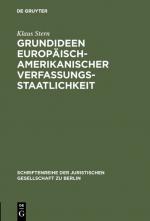 Cover-Bild Grundideen europäisch-amerikanischer Verfassungsstaatlichkeit