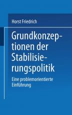 Cover-Bild Grundkonzeptionen der Stabilisierungspolitik