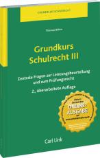 Cover-Bild Grundkurs Schulrecht III