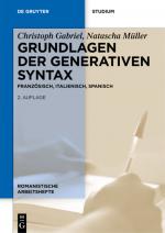 Cover-Bild Grundlagen der generativen Syntax