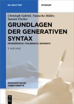 Cover-Bild Grundlagen der generativen Syntax
