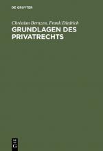 Cover-Bild Grundlagen des Privatrechts