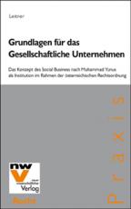 Cover-Bild Grundlagen für das Gesellschaftliche Unternehmen