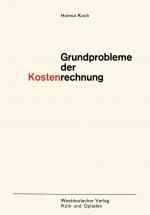 Cover-Bild Grundprobleme der Kostenrechnung