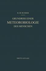 Cover-Bild Grundriss Einer Meteorobiologie des Menschen