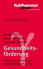 Cover-Bild Grundriss Gerontologie / Gesundheitsförderung