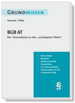 Cover-Bild Grundwissen BGB AT