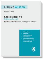 Cover-Bild Grundwissen Sachenrecht I - Mobiliarsrecht