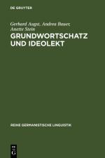 Cover-Bild Grundwortschatz und Ideolekt