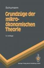 Cover-Bild Grundzüge der mikroökonomischen Theorie