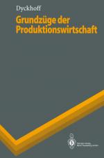 Cover-Bild Grundzüge der Produktionswirtschaft