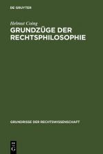 Cover-Bild Grundzüge der Rechtsphilosophie