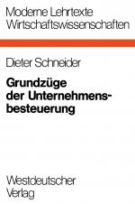 Cover-Bild Grundzüge der Unternehmensbesteuerung